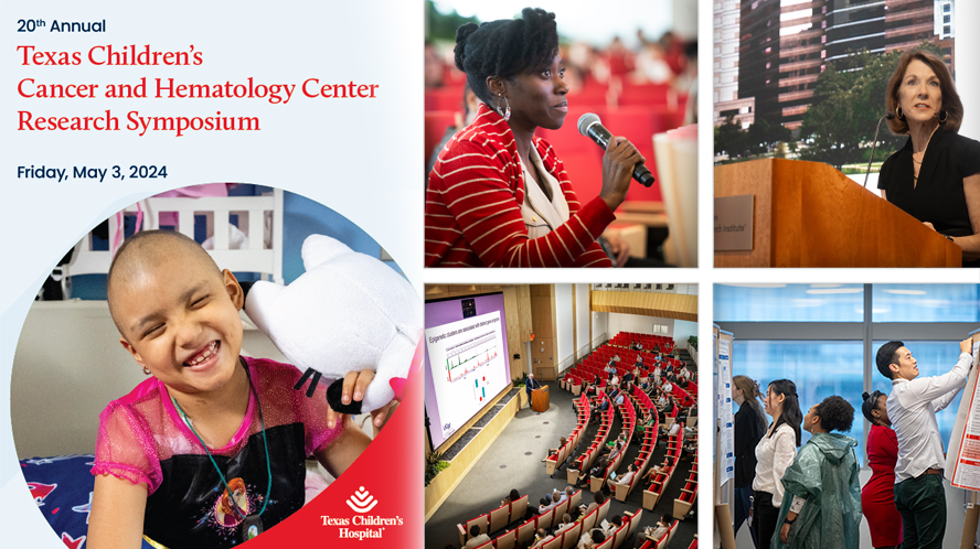 Thanks to everyone who attended the 20th Research Symposium @TexasChildren’s #Cancer & Hematology Center! The event featured 10 talks, fascinating keynote lectures, oral & poster sessions, and opening remarks from the center director, Dr. Susan Blaney. #CancerResearch #EndCancer