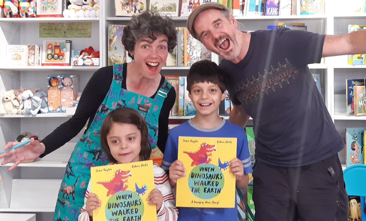 Thank you to all at @oscarsbookprize for choosing WHEN DINOSAURS WALKED THE EARTH as this year's winner. What a great way to honour a boy who loved books. Here’s to the memory of Oscar Ashton. And here’s to giving children lots & lots & lots & lots & lots of HAPPY READING!