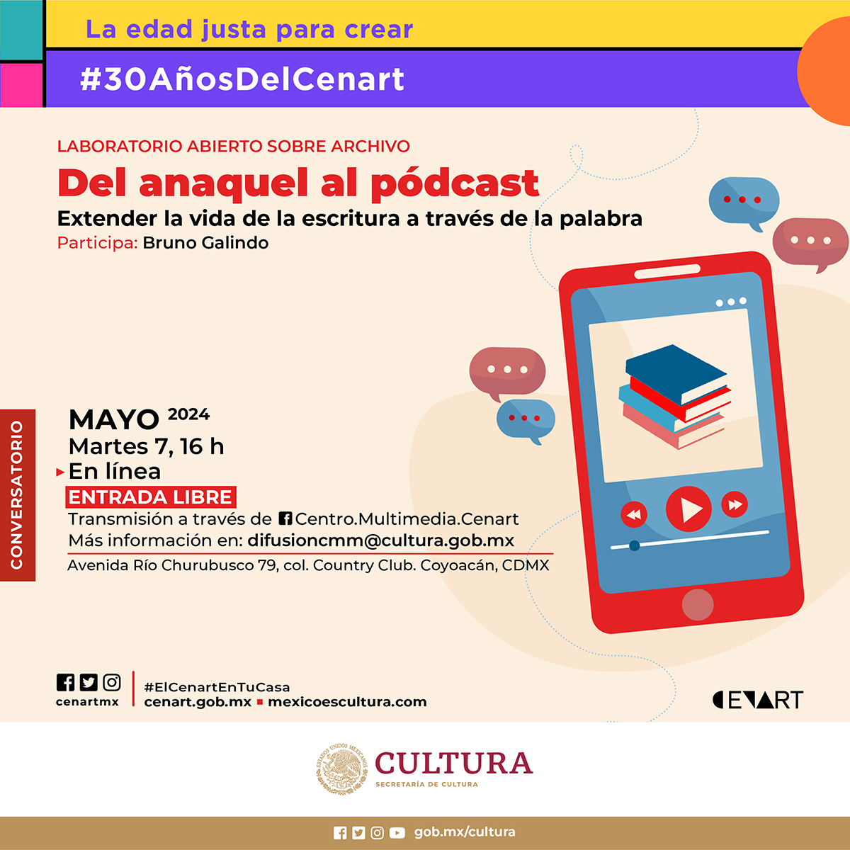 El @cmm_cenart celebra en mayo la diversidad lingüística de América Latina: ofrece a la par una muestra, talleres y charlas 🔸 El Taller de poesía transmedia experimentará la creación poética a partir de distintos lenguajes digitales y no digitales. 🔗 shorturl.at/gzBEP