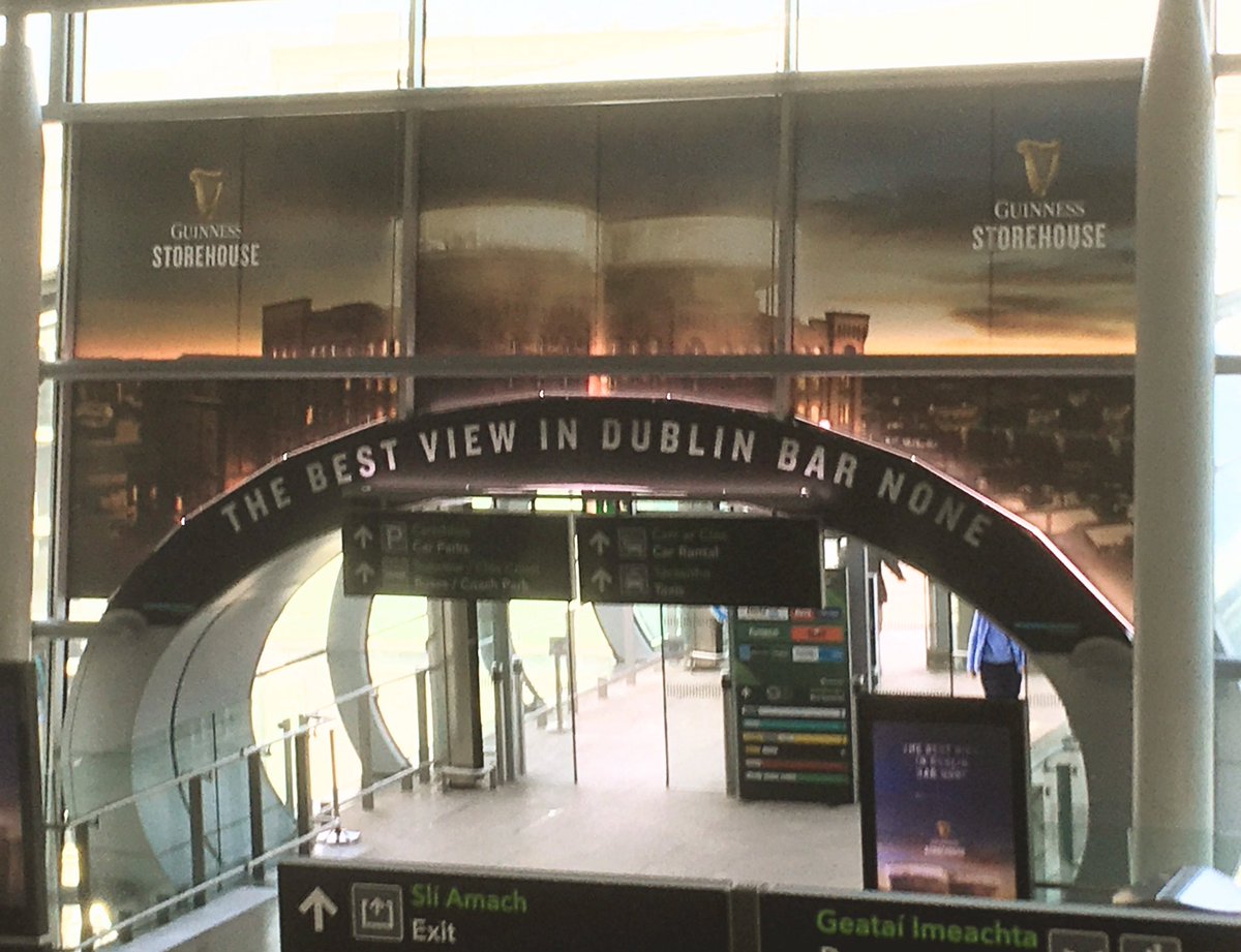 You’re welcomed in Ireland with an ad from the alcohol industry - that gives such the wrong message about the country, which has done so much in recent times to protect the public from the harms caused by that industry