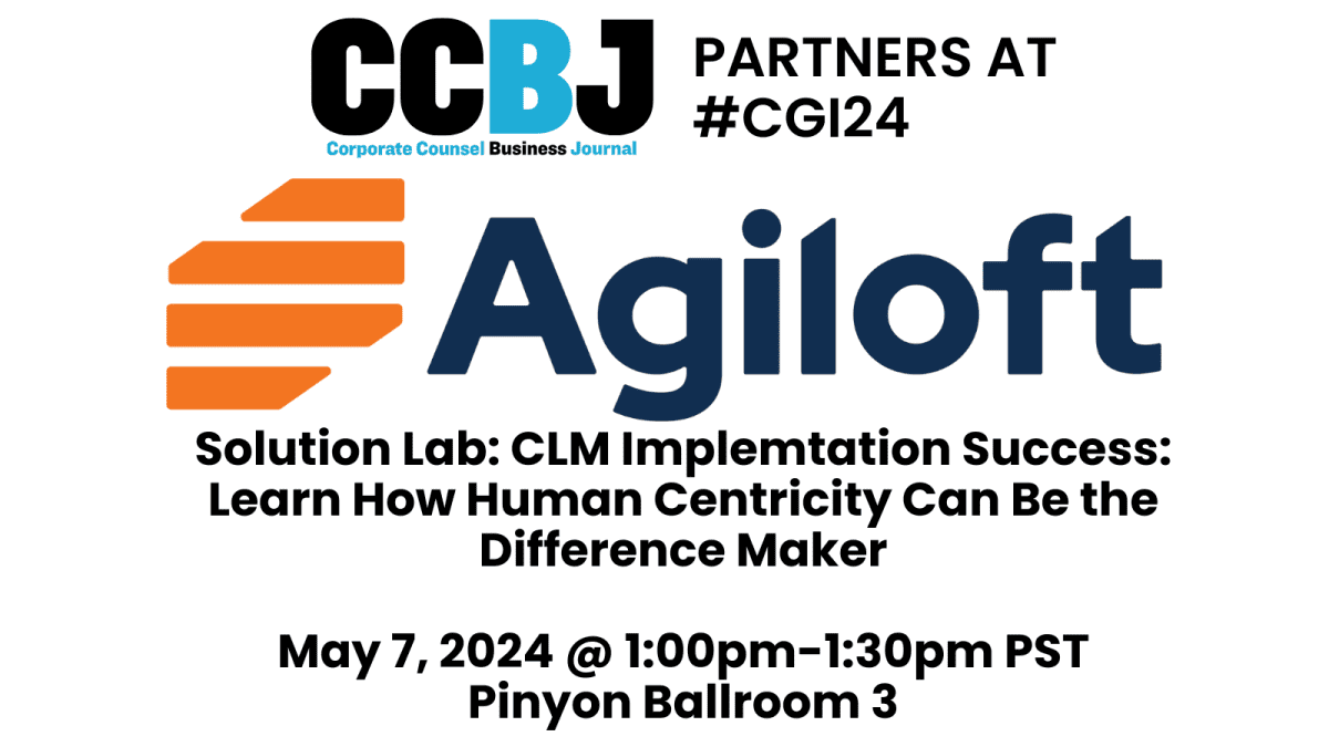 CCBJ supports our Network Partners at #CGI24! Epiq, Booth #204 @EpiqGlobalGlobal 

See Ziad Mantoura speak at Professional Advancement Facilitated Discussion in Juniper Ballroom 3 at 3:45pm - 4:35pm PST

#CLOC #legal #professionals #LegalOps @EpiqGlobalGlobal