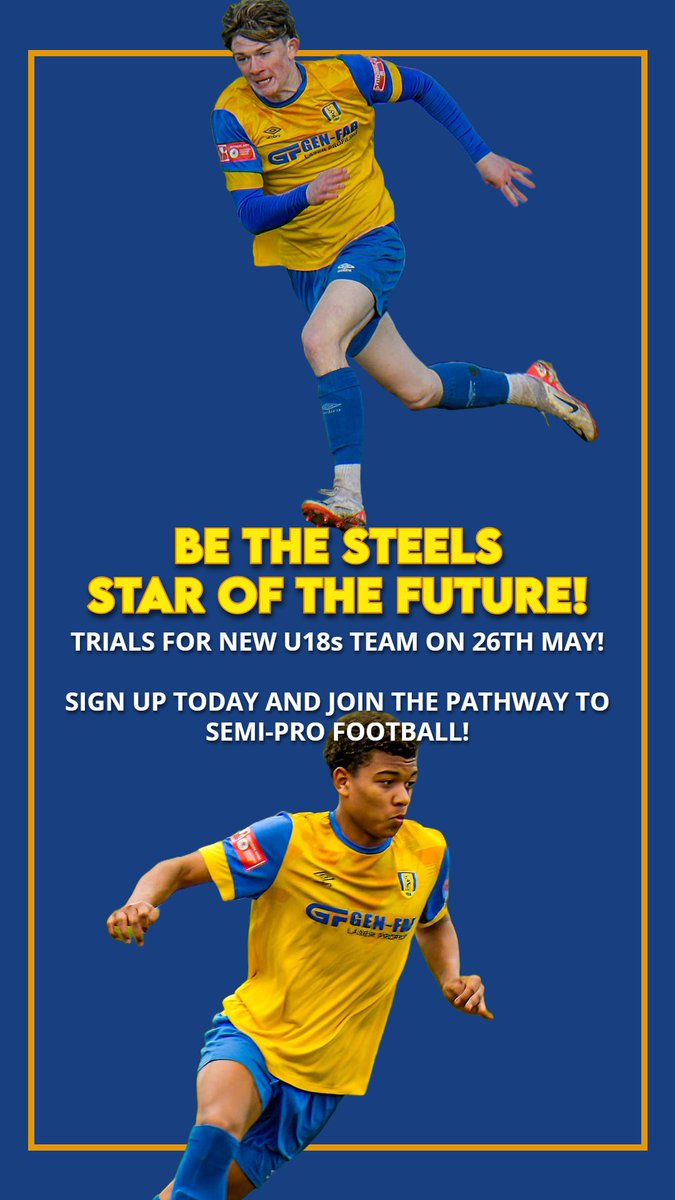 We are looking for the next Stocksbridge Park Steels star! We are holding trials for the U18s, so if you are eligible, you can register your interest on this link. stocksbridgeps.co.uk/contact/trial-…
