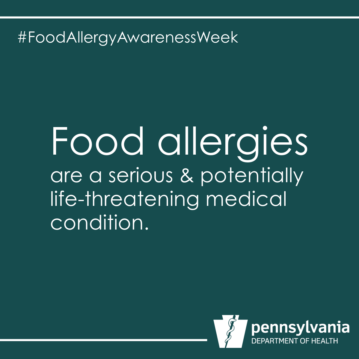 Over 32 million Americans are living with potentially life-threatening food allergies. Whether you're newly diagnosed or you've been managing food allergies for years, find resources + get connected to others: bit.ly/3AzYwnZ #FoodAllergyAwarenessWeek