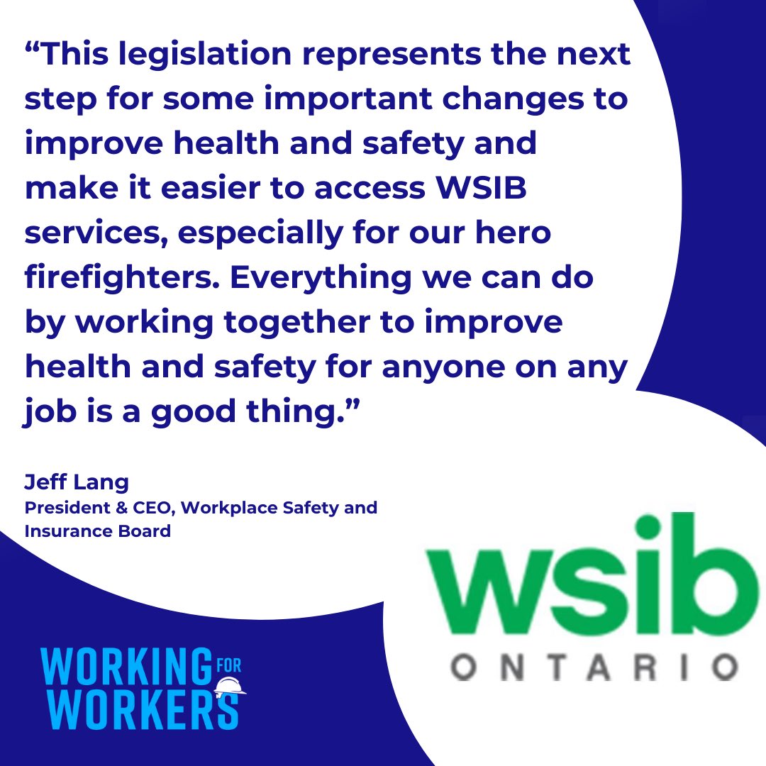 Thank you to Ontario's industry and union leaders for your partnership and advocacy to help us develop our government's fifth Working for Workers bill, which we introduced yesterday. 

Under @fordnation, we’re #GettingitDone, and building a brighter Ontario.

2/2