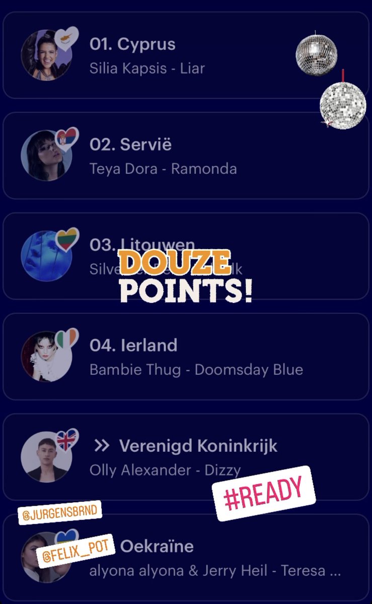 We zijn weer los 🪩✨ #Eurovision2024