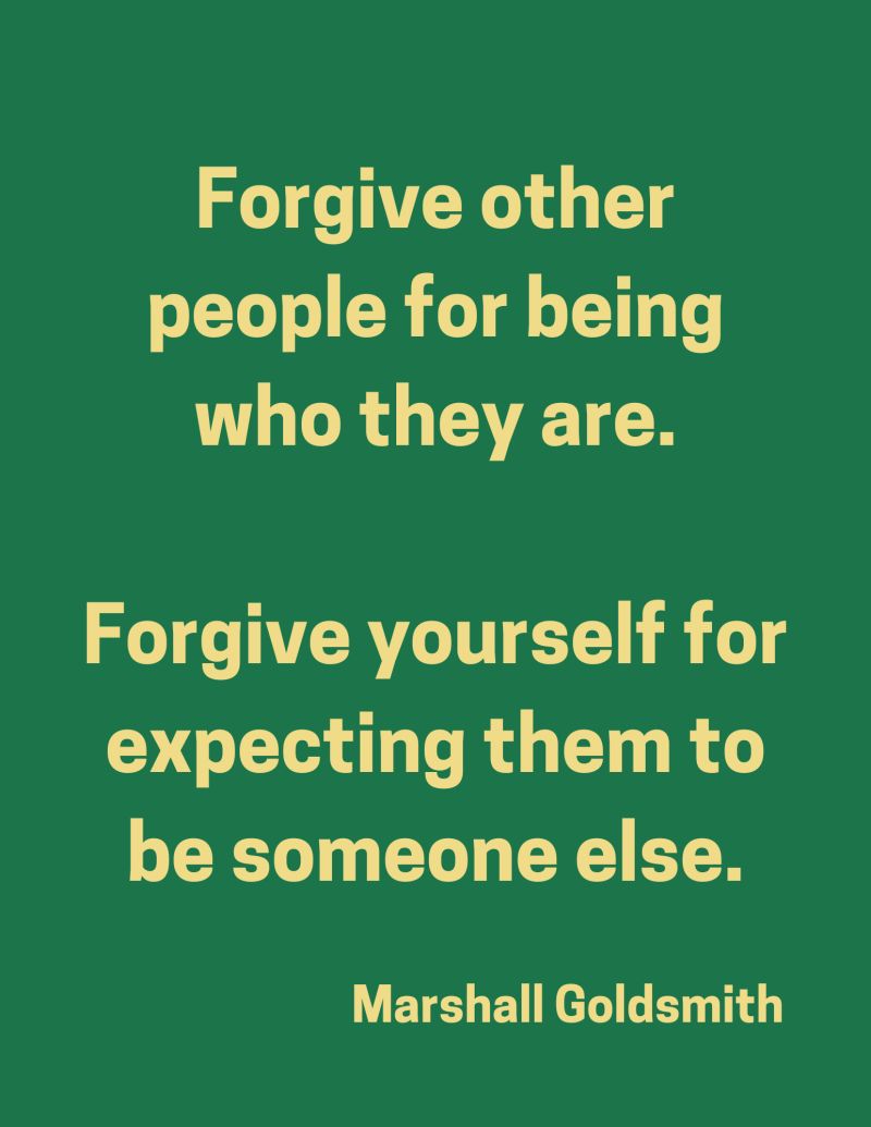 Acceptance is not the same as approval. It is a gift we give ourselves.