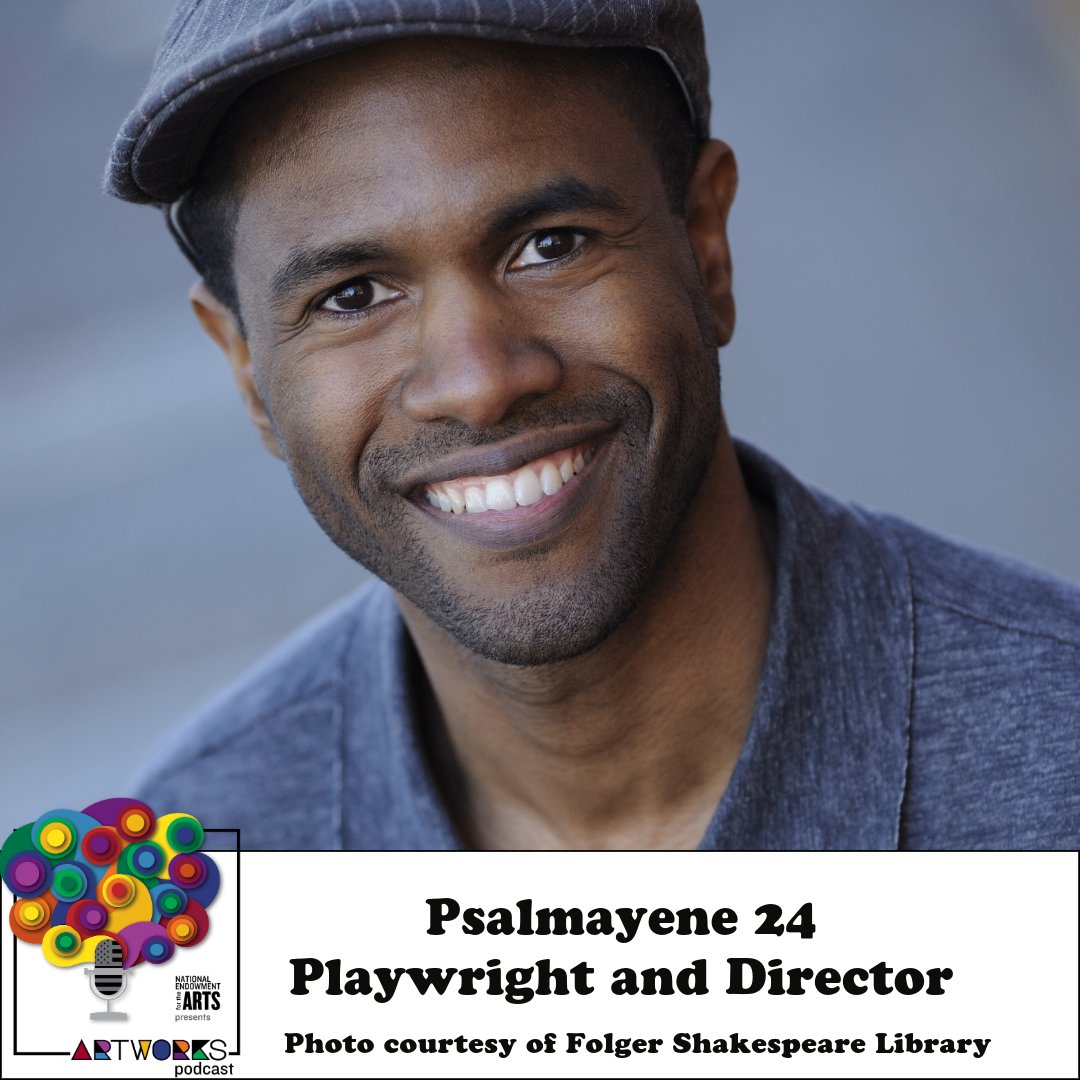 NEW on the Art Works podcast, we're in conversation w/ Psalmayene 24, the DC-based, award-winning director & playwright whose work is noted for its thoughtful & innovative exploration of community, universality & diversity. Listen: bit.ly/3y7kdOj