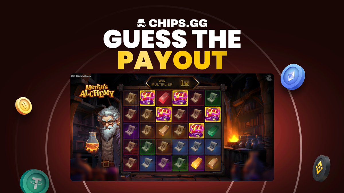 🧙‍♂️Guess the payout in the comments on this $0.60 spin! 

Closest guess wins $20 to your chips account!🎩

RT and Comment your guess👇🎁