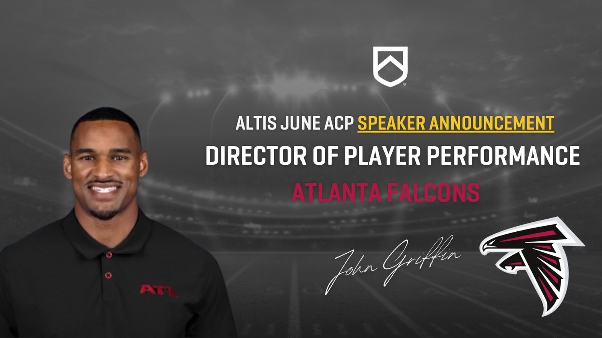 🚨 Speaker Announcement 🚨 We are very excited to have @_CoachGriffin as our feature presenter for the June #ThorneACP 🗓️ Join us 👇🏼👇🏼👇🏼 altis.world/in-person-educ…