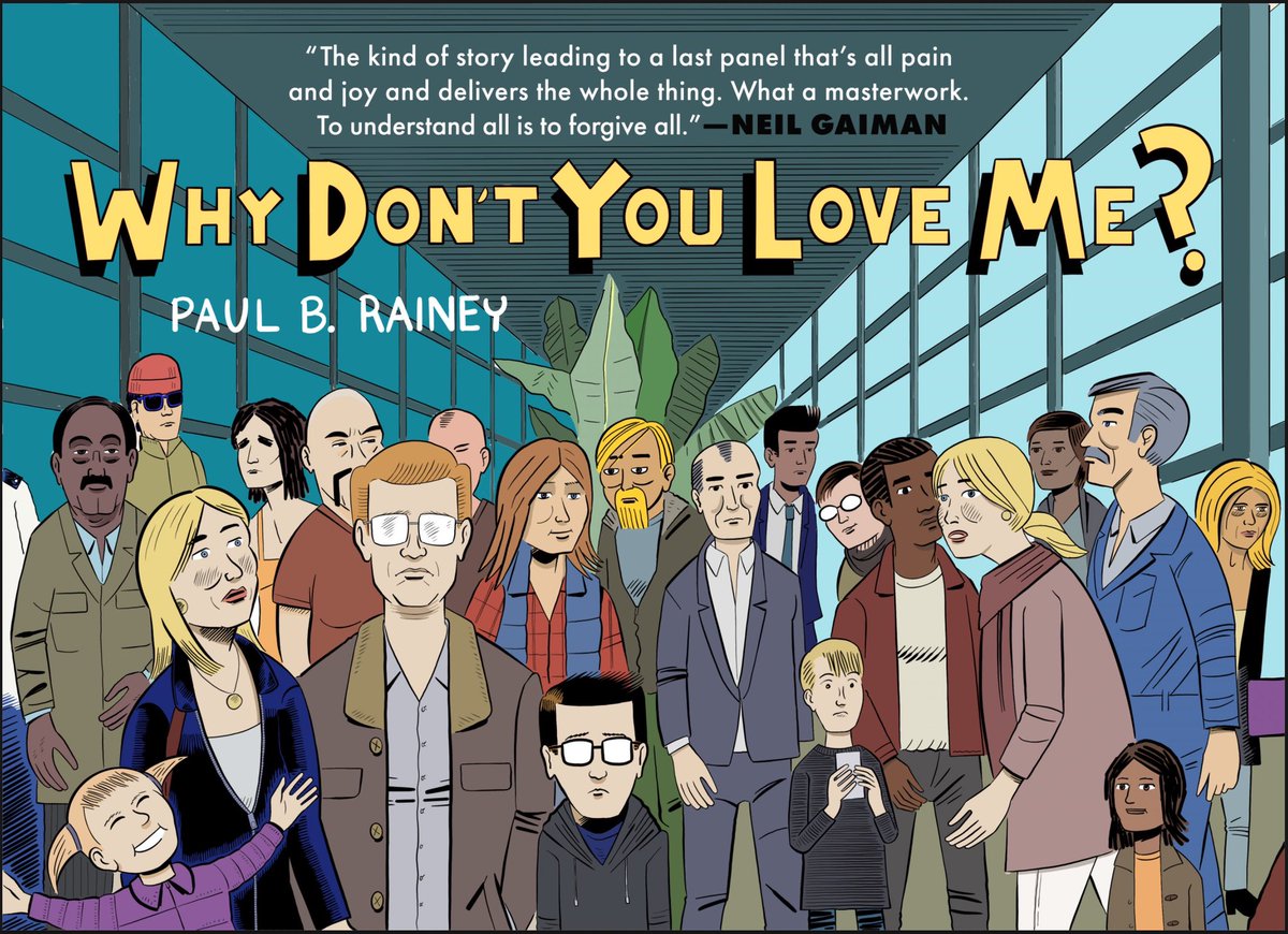 My publisher, Drawn And Quarterly, have just announced that they’re bringing my graphic novel, There’s No Time Like The Present, back into print early 2025. They will also be publishing a softcover edition of Why Don’t You Love Me around the same time. Both with new covers @DandQ