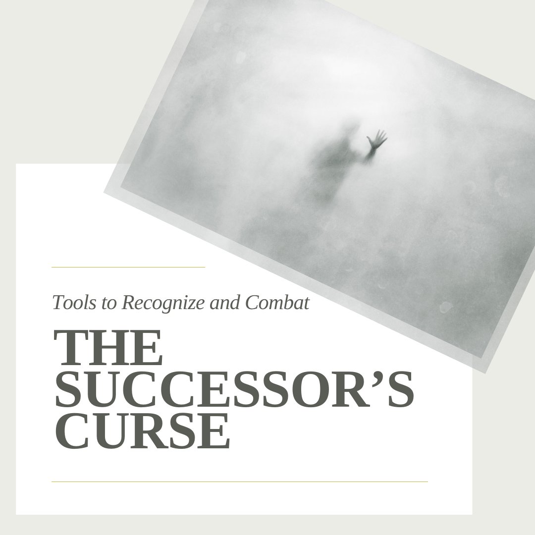 As a successor, are you told that your successes aren’t your own? Do your failures define your leadership? According to Andrew Keyt, this is called the Successor’s Curse. Learn about the dangers of this “curse” and how to recognize it. familywealthlibrary.com/post/how-to-re… #leadership