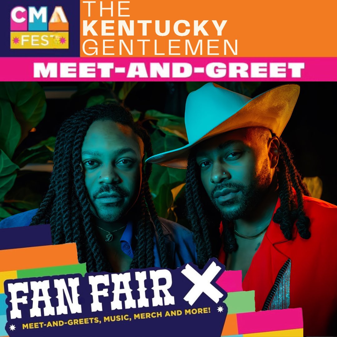 LET'S HANG! We're excited to announce a meet and greet Saturday, June 8th for #CMAfest in Fan Fair X from 10:30-11am. Can't wait to see y'all there! All to support @cmafoundation ✨  tickets: cmafest.com/fanfairx/