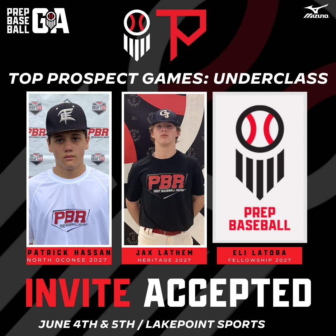 Prep Baseball Georgia (@prepbaseballga) on Twitter photo ๐๐จ๐ฉ ๐๐ซ๐จ๐ฌ๐ฉ๐๐๐ญ ๐๐๐ฆ๐๐ฌ: ๐๐ง๐๐๐ซ๐๐ฅ๐๐ฌ๐ฌ โญ
โ๐ฐ๐๐๐๐๐๐ ๐จ๐๐๐๐๐๐๐
โ
+ '27 INF/RHP <a href="/PatrickHassan25/">Patrick Hassan</a>
+ '27 C <a href="/JaxLathem23/">Jax Lathem</a>
+ '27 C/RHP <a href="/EliLatora/">Eli Latora</a>
Request an invite, event info & more...
๐ loom.ly/g_MIEbI ๐๐จ๐ฉ ๐๐ซ๐จ๐ฌ๐ฉ๐๐๐ญ ๐๐๐ฆ๐๐ฌ: ๐๐ง๐๐๐ซ๐๐ฅ๐๐ฌ๐ฌ โญ
โ๐ฐ๐๐๐๐๐๐ ๐จ๐๐๐๐๐๐๐
โ
+ '27 INF/RHP <a href="/PatrickHassan25/">Patrick Hassan</a>
+ '27 C <a href="/JaxLathem23/">Jax Lathem</a>
+ '27 C/RHP <a href="/EliLatora/">Eli Latora</a>
Request an invite, event info & more...
๐ loom.ly/g_MIEbI