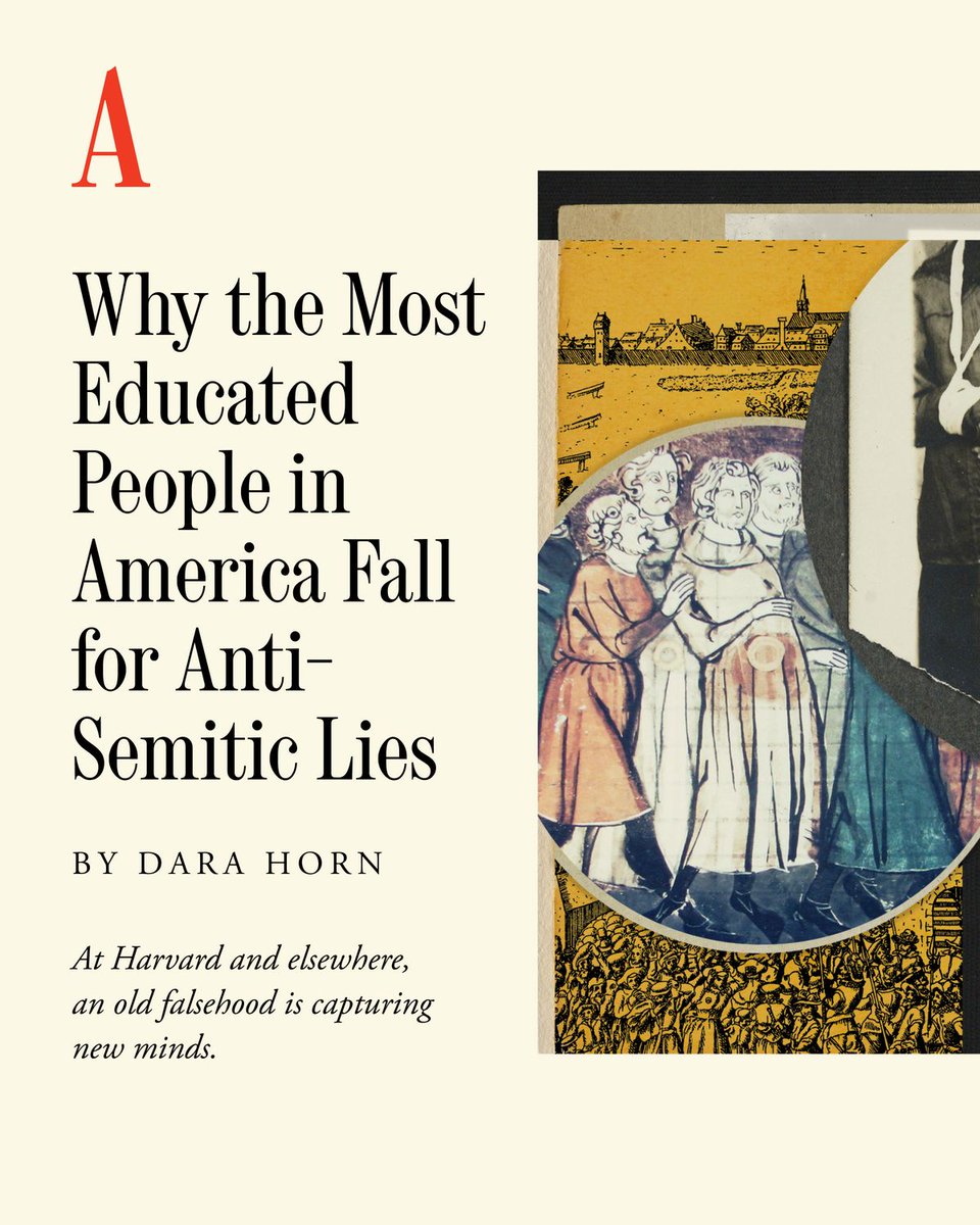 All the punditry about free speech and criticism of Israel has extravagantly missed the point, Dara Horn argues. The big lie of anti-Semitism is winning: theatln.tc/ZaPXr2eH