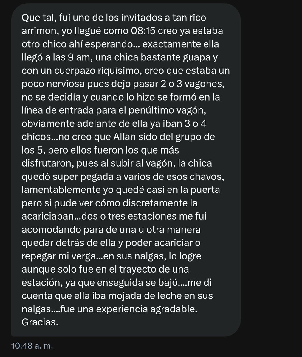 El fue la segunda persona que asistió al arrimón ✋ gracias por asistir este es su relato...