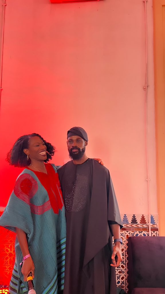 “Do not believe that your hands are empty. Use what you have.”- @taiyeselasi What an absolute delight it was connecting with Taiye at the House of beautiful business in Tangier Morocco. Her session was deeply insightful as always. I’m a fan.