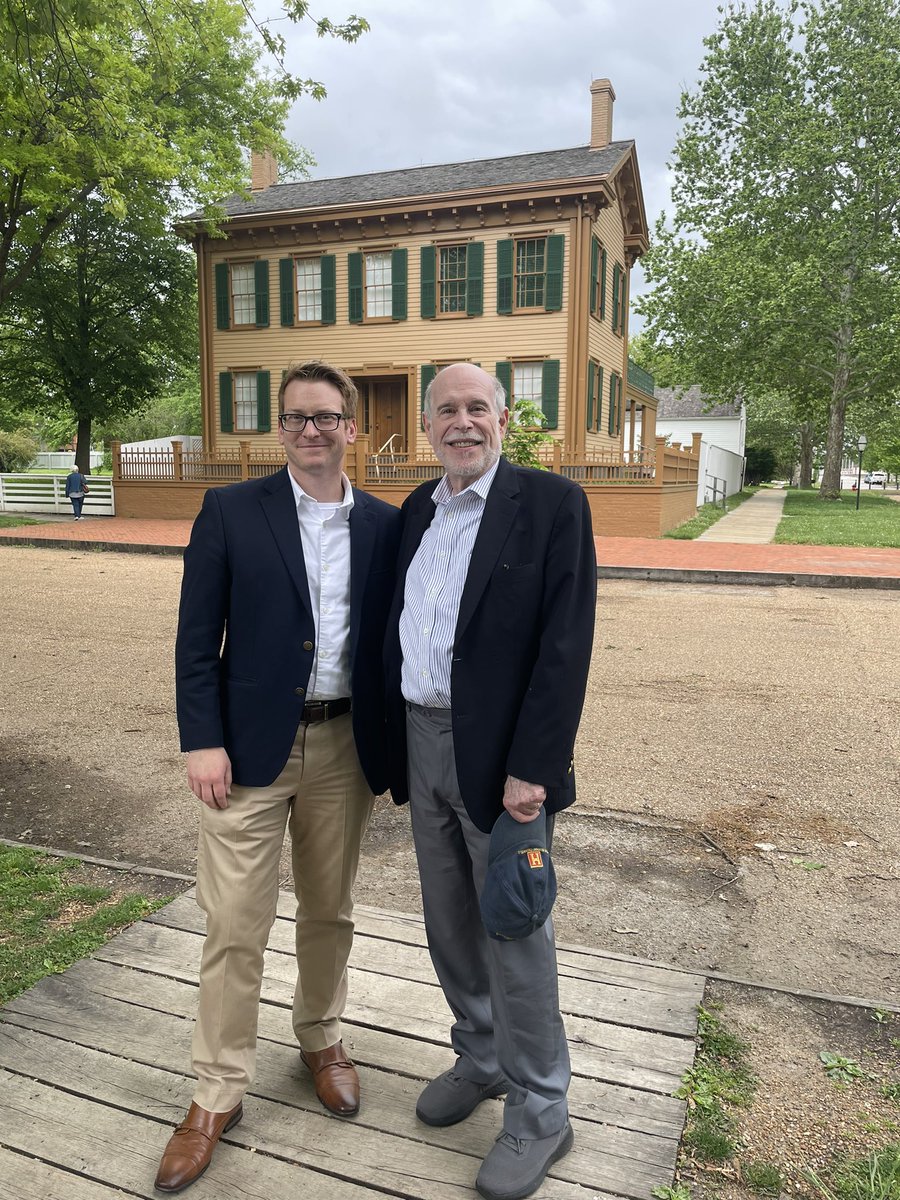 Good visit to <a href="/LincolnHomeNPS/">Lincoln Home NHS</a> with <a href="/HaroldHolzer/">Harold Holzer</a>