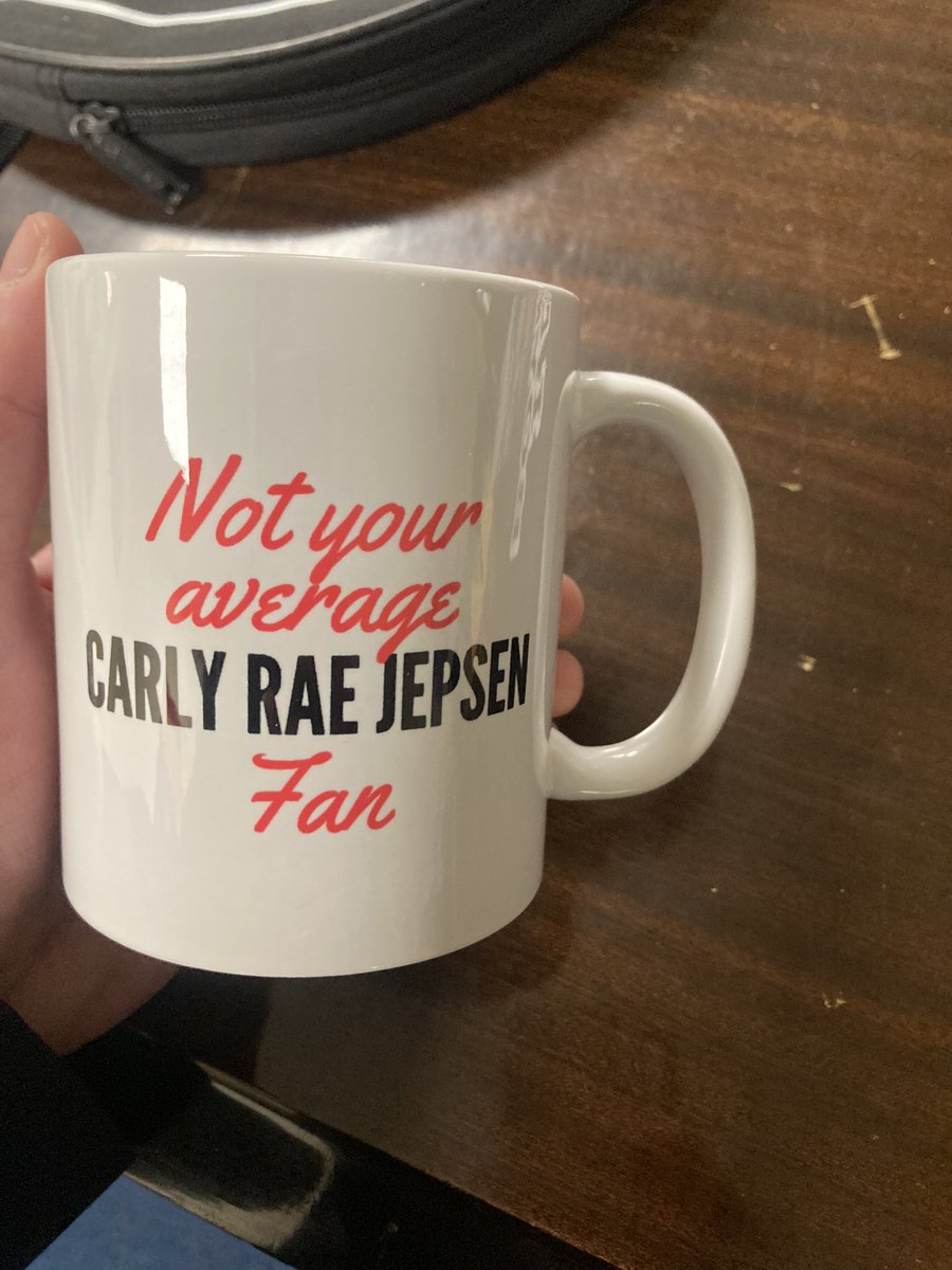 Todd Dedman (@todddedman) on Twitter photo Got a <a href="/carlyraejepsen/">Carly Rae Jepsen</a> mug today from my students during their last lesson before study leave. These kids know me. Got a <a href="/carlyraejepsen/">Carly Rae Jepsen</a> mug today from my students during their last lesson before study leave. These kids know me.