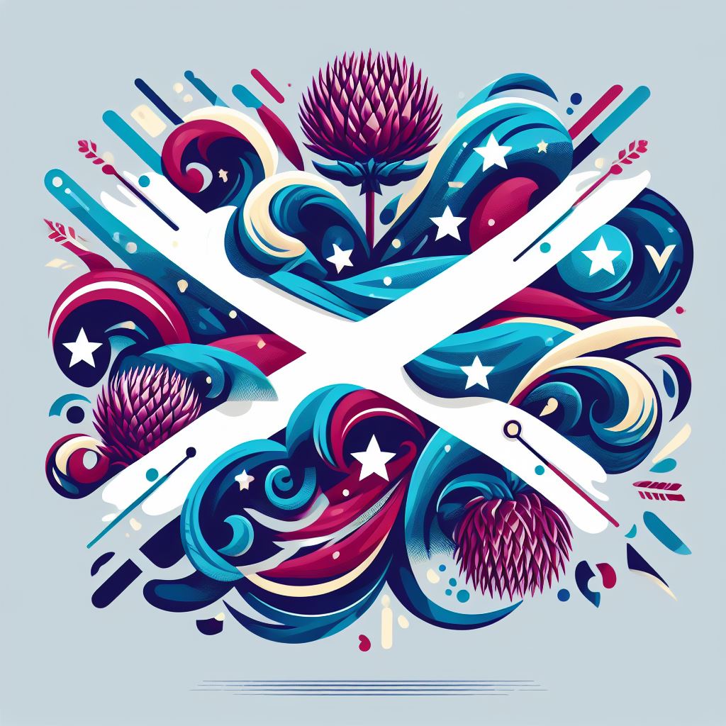 Scottish saltire flag re-design