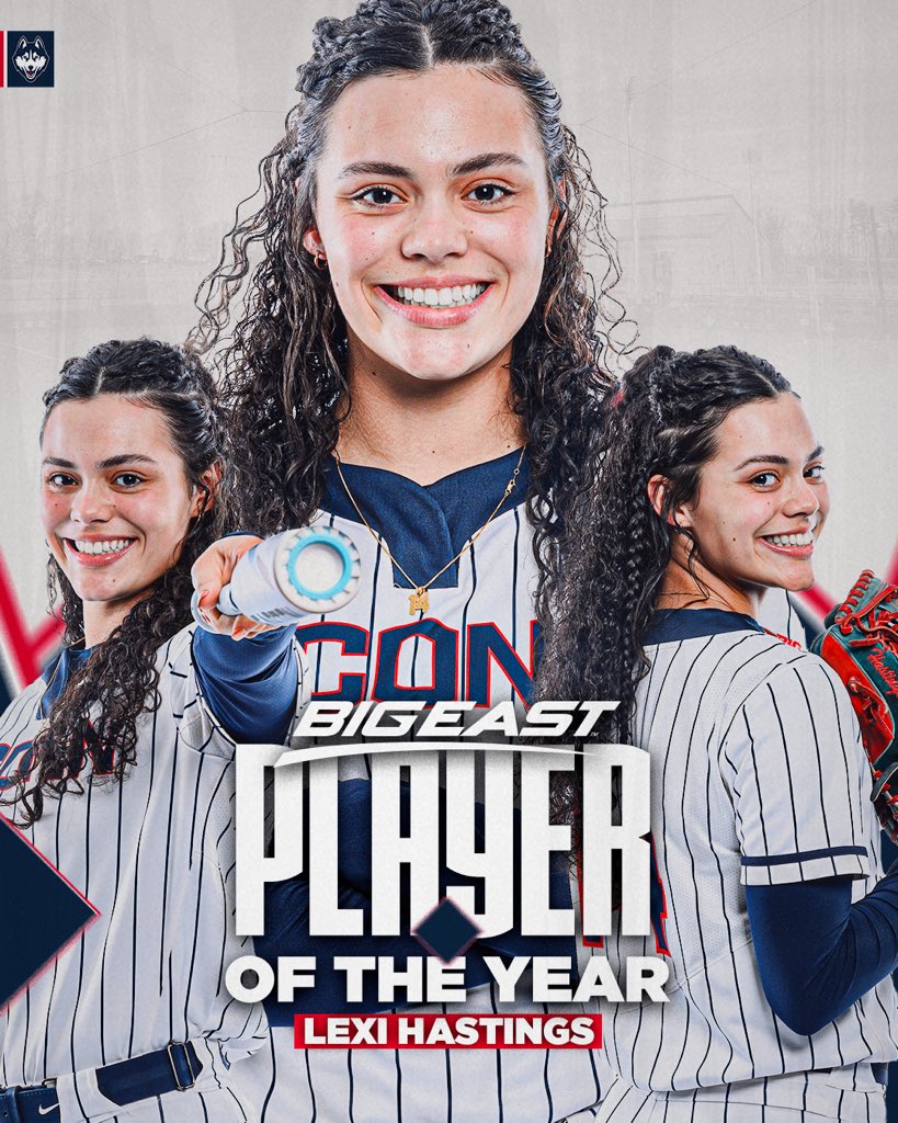 🚨𝐏𝐋𝐀𝐘𝐄𝐑 𝐎𝐅 𝐓𝐇𝐄 𝐘𝐄𝐀𝐑🚨 Lexi Hastings is your @BIGEAST Player of the Year‼️