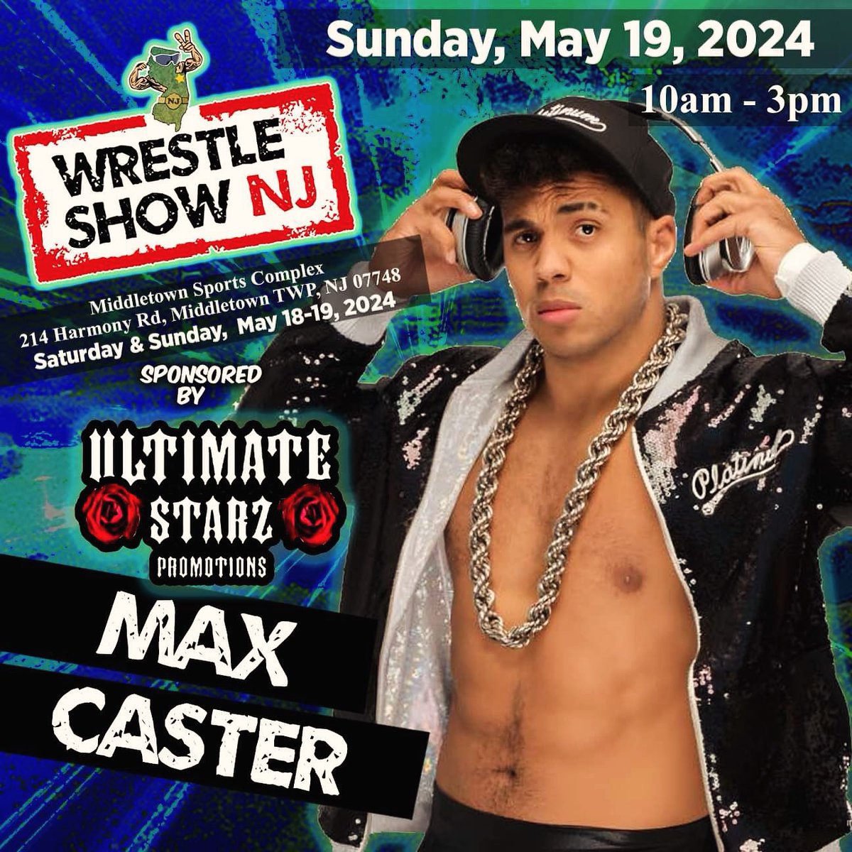 ✂️12 Days Away ✂️ Sunday May 19th, 2024, At WrestleShow In Middletown NJ Come meet @PlatinumMax Get tickets 🎫 at: louend2012.wixsite.com/ultimatestarz/…