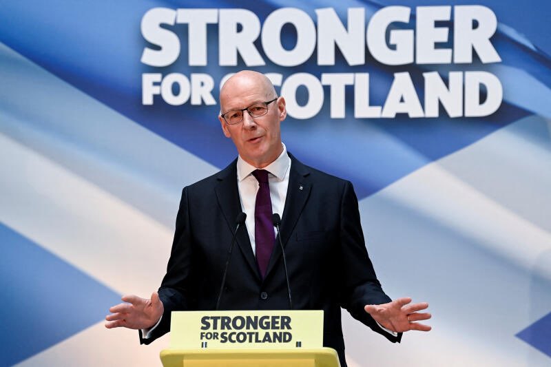 🏴󠁧󠁢󠁳󠁣󠁴󠁿 Scotland's parliament approved John Swinney as the country's new leader on Tuesday, May 7, a day after he was named leader of the ruling pro-independence Scottish National Party.
