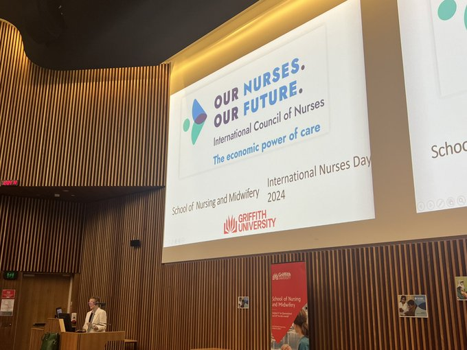 Yesterday, our Gold Coast Nursing cohort celebrated #InternationalNursesDay 🎉 This year's theme is 'The economic power of care'. Despite being the backbone of health care, nursing often faces societal undervaluation. Here's to honour the vital role nurses play in healthcare 💙