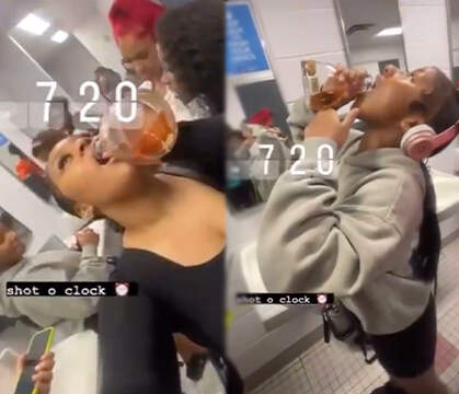 Where Are The Parents?? Teen Girls In School Taking Shots Of Liquor In The School Restroom!
worldstar.com/videos/wshh9U2…