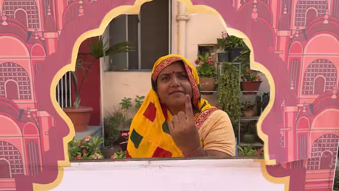 #IndiaElections2024 🇮🇳 
L’entusiasmo e la partecipazione che manca da queste parti #elettori #votodiscambio #politicaitaliana