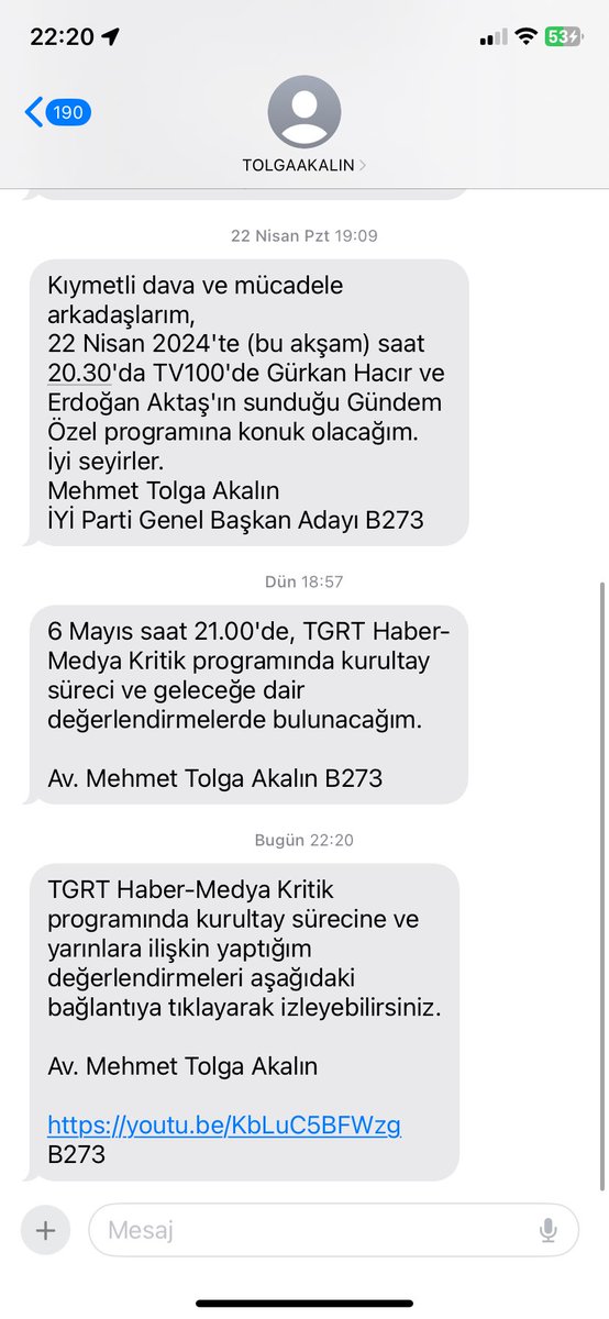 srkncskn19's tweet photo. @avtolgaakalin lütfen bana şu mesajları atmayın artık https://t.co/y14YvqjZX7