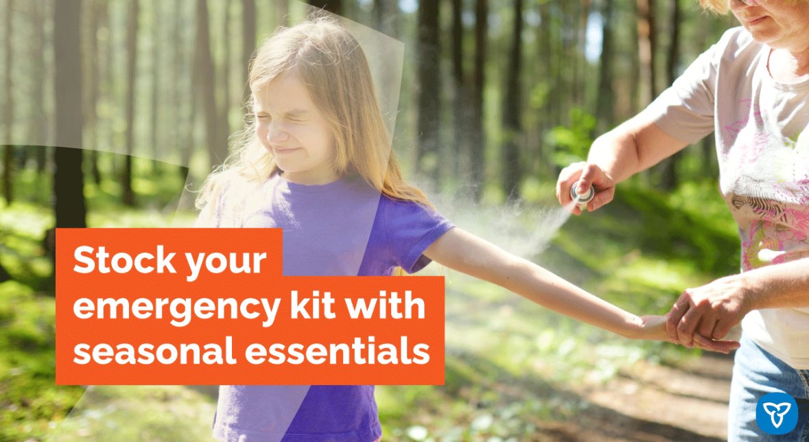 As we head into a warmer season, swap out your emergency hot packs & ice scrapers for bug spray & sunscreen.   Add seasonal essentials to keep your kit personalized & up-to-date every season. #EPWeek2024 #Plan4EverySeason #PreparedON