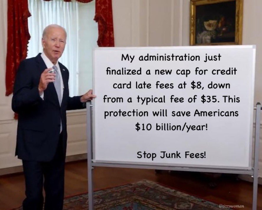 The Republicans on the House Financial Services Committee who are pushing to overturn the Biden Admin's cap on credit card late fees have pocketed $8M from credit card lobbyists! 80% of American want these junk fees stopped! But, guess who doesn’t? The good ole GOP. Really.…