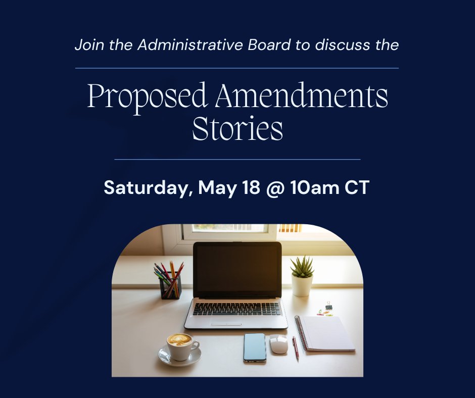 Get involved in shaping the future of DKG with the Administrative Board! Attend the Proposed Amendments Stories meeting on Saturday, May 18th at 10am CT via Zoom. Go to dkg.org > Events > Related Events for the meeting link. 💻 #dkgsi #keywomeneducators