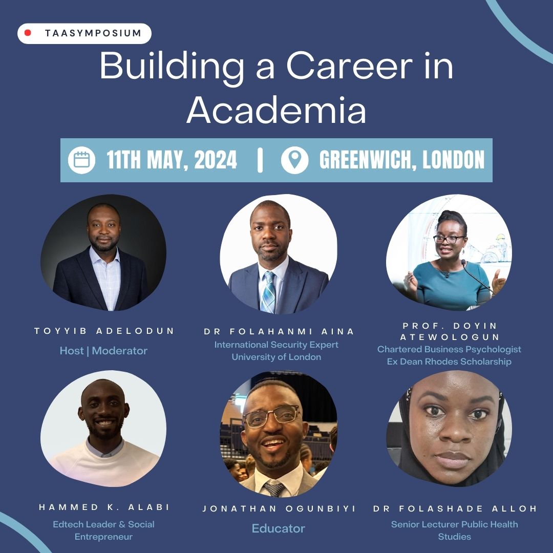 We are having the biggest career symposium of the year. If you are not inspired after Saturday's event. Ah!🔥🔥🔥

A big thank you to Prof. @DrDoyinA Dr.@folanski  Dr. @PgrResearcher @Soloeffort @iamkayfactor ❤️🙏

eventbrite.co.uk/e/pathways-to-…