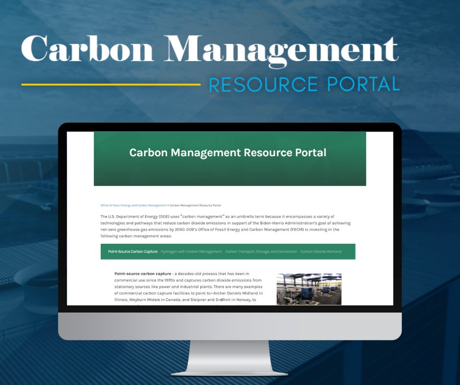 #NEW Carbon capture is a decades-old process that has been in commercial use since the 1970s & captures carbon dioxide emissions from stationary sources like industrial facilities and power plants. Learn more about #carbonmanagement technology. 💻 ➡️ bit.ly/3QSdvlR #FECM