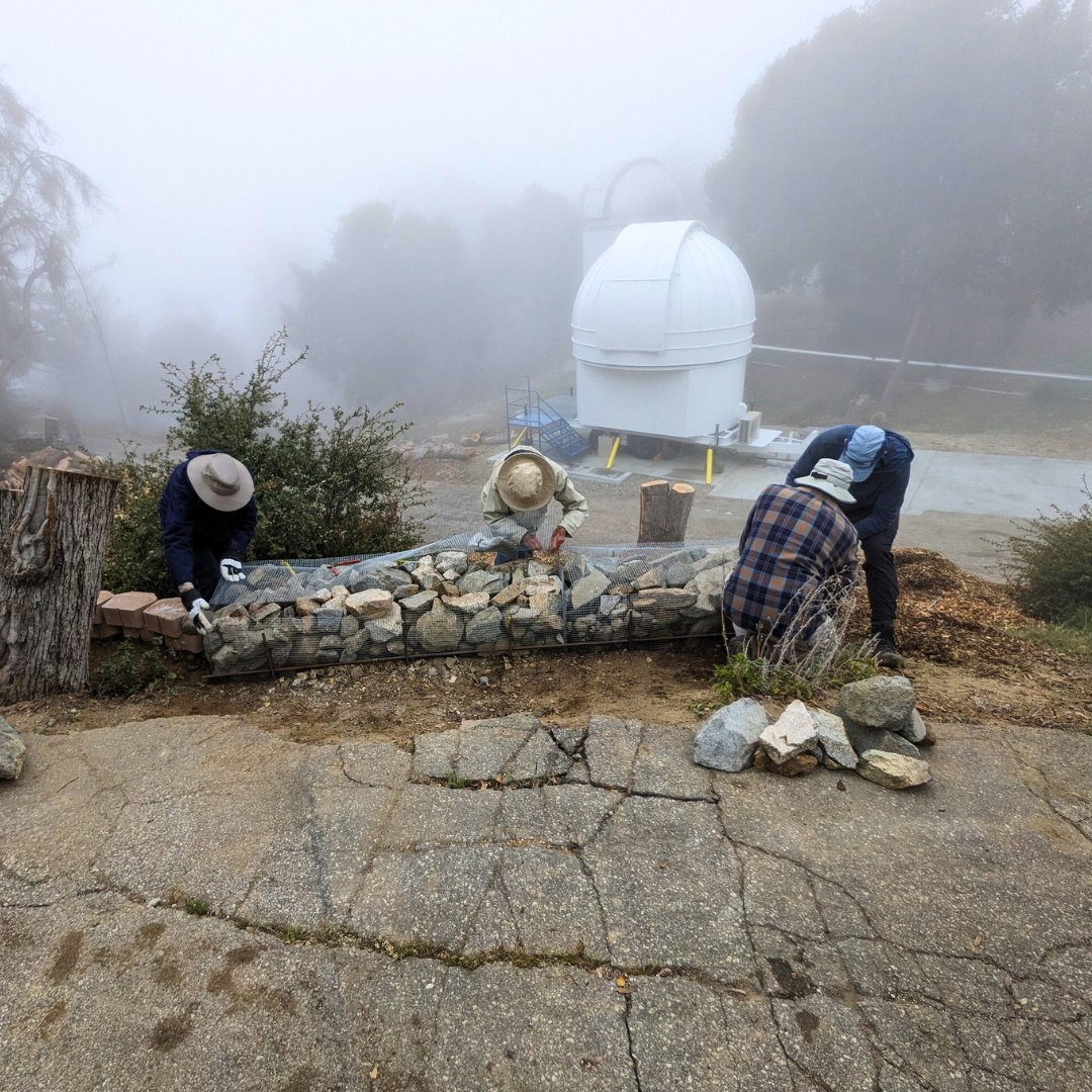 The @SierraClubLA_OC is a grassroots environmental organization that gathers activists & volunteers to fight for the places, people, & planet we all love. Volunteers from the LA chapter recently replaced a retaining wall for us here at the Observatory. Thank you Sierra Club!