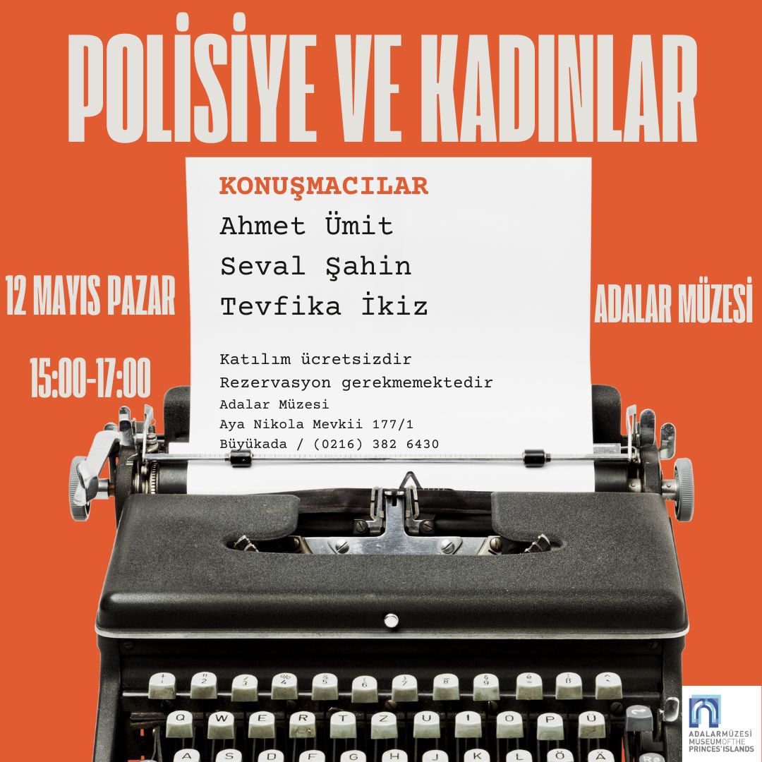 'Kadınlar,' diyor bir ses zihninin derinliklerinden, 'Ka­dınlar, onlarla oynayamazsın... Oynadığını zannedersin ama bir de bakmışsın, asıl oyuncak sen olmuşsun.' Bu pazar (12 Mayıs) saat:15:00'te 'Polisiye ve Kadınlar'ı konuşuyoruz. Yer: Adalar Müzesi / Aya Nikola Mevkii /