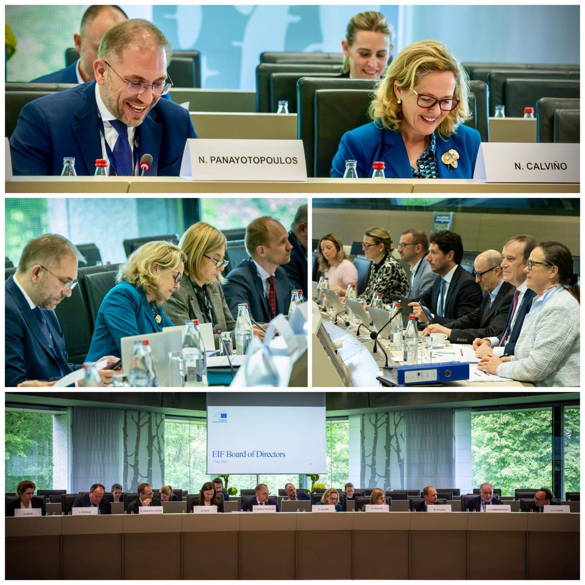Very fruitful exchanges today at the @EIF_EU Board of Directors. We discussed close to 40 transactions to improve access to finance for small businesses. We are putting Europe’s #capital to work, fostering innovation, productivity, strategic autonomy & our shared values.