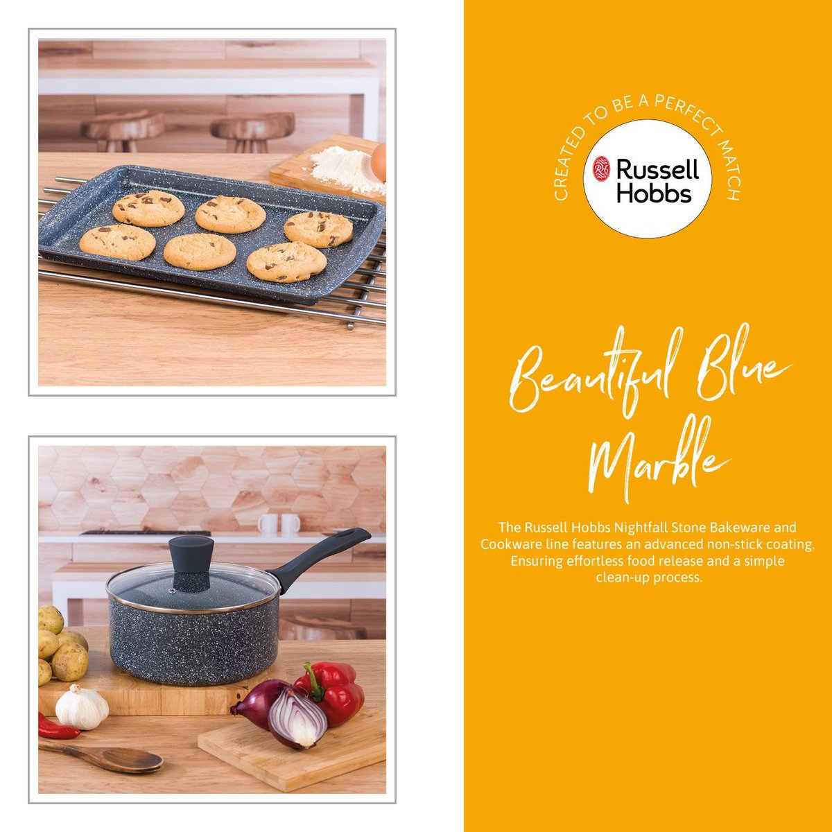 Make a statement with the matching Nightfall Stone Cookware and Bakeware🤩 ⭐