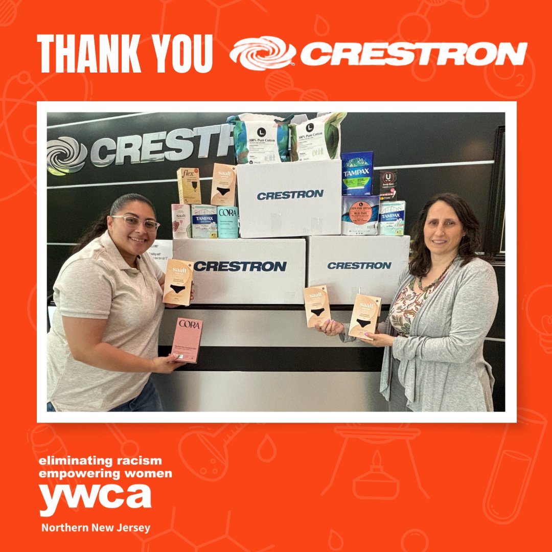 Thank you to @crestron for their generous donation of menstrual products. Our menstrual health initiative provides free products to those in need.
 
#menstrualhealth #menstrualequity #periodproducts #onamission  #crestron #newjersey #nonprofit