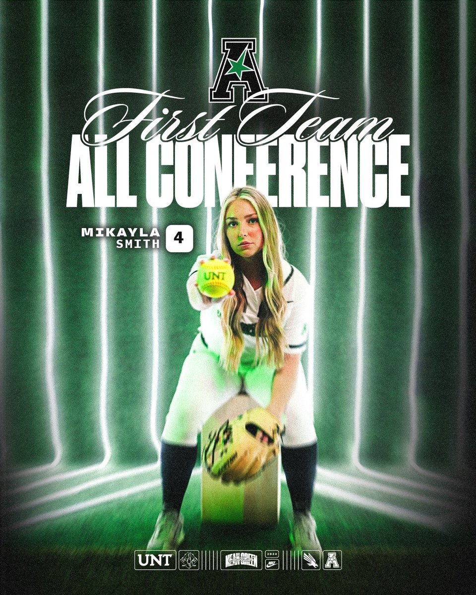 𝐒𝐦𝐢𝐭𝐡 𝐍𝐚𝐦𝐞𝐝 𝐅𝐢𝐫𝐬𝐭 𝐓𝐞𝐚𝐦 𝐀𝐥𝐥-𝐂𝐨𝐧𝐟𝐞𝐫𝐞𝐧𝐜𝐞

🟢 47 hits
🟢 .329 batting average
🟢 11 home runs
🟢 .636 slugging percentage
🟢 31 RBI
🟢 .382 on-base percentage

#GMG 🟢🦅