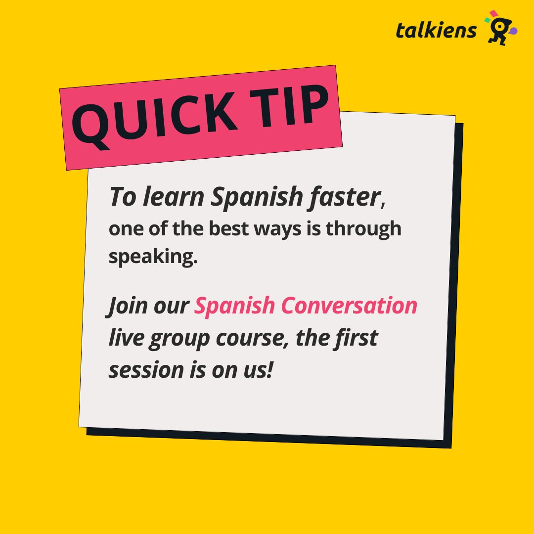 Unlock Spanish fluency effortlessly! Join our Conversation Course for natural, practical learning. No grammar stress, just results. Your first session's FREE!
#spanish #spanishclass #spanishlessons #spanishlearning #learnspanish #learnspanishonline #spanien #espanyol #spagnolo