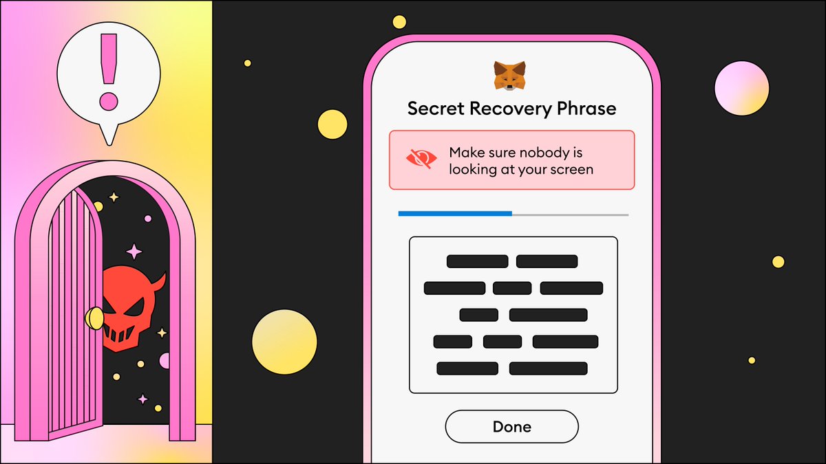 Safeguard your wallet like the clever fox that you are (or can be, anyway)! Dive into our guide on Secret Recovery Phrases, passwords, and private keys #MMSecurity👇 🔗 support.metamask.io/getting-starte…