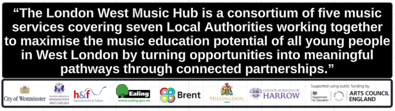 The @educationgovuk and @ace_national have today announced a new generation of Music Hubs, covering every part of England. The London West Music Hub (LWMH) will formally start on 1st Sept 2024. Read the press release bit.ly/3yaV5Gp
 #LWMusicHub #ACEsupported #LetsCreate
