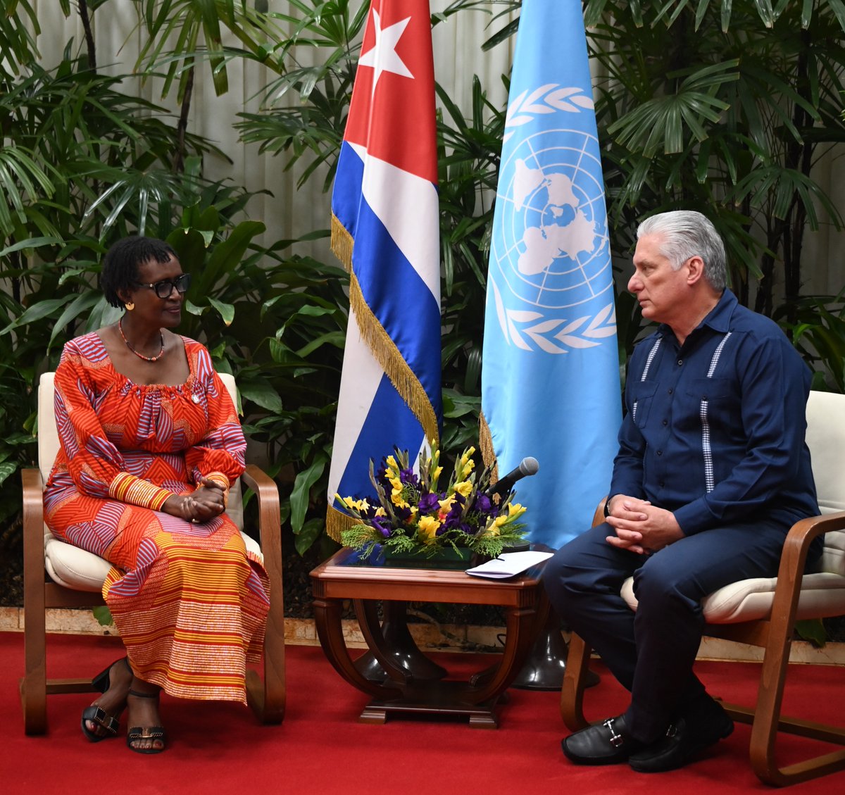 I agreed with @PresidenciaCuba 🇨🇺 that big pharma monopolies are a big barrier to equitable access to life saving health tech for millions around the world, specially in developing countries. #endAIDS #HealthForAll #CubaPorLaVida