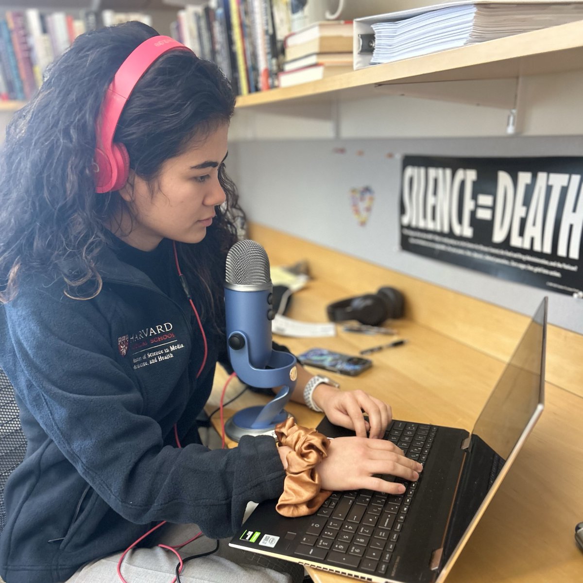 The Class of 2024 is finishing up their media projects. Nicola has been studying podcasting as part of her capstone. Come learn more about their work, and the rest of the cohort’s work, at the MMH Class of 2024 Capstone presentations, May 14th and 15th! bit.ly/mmh2024capstone