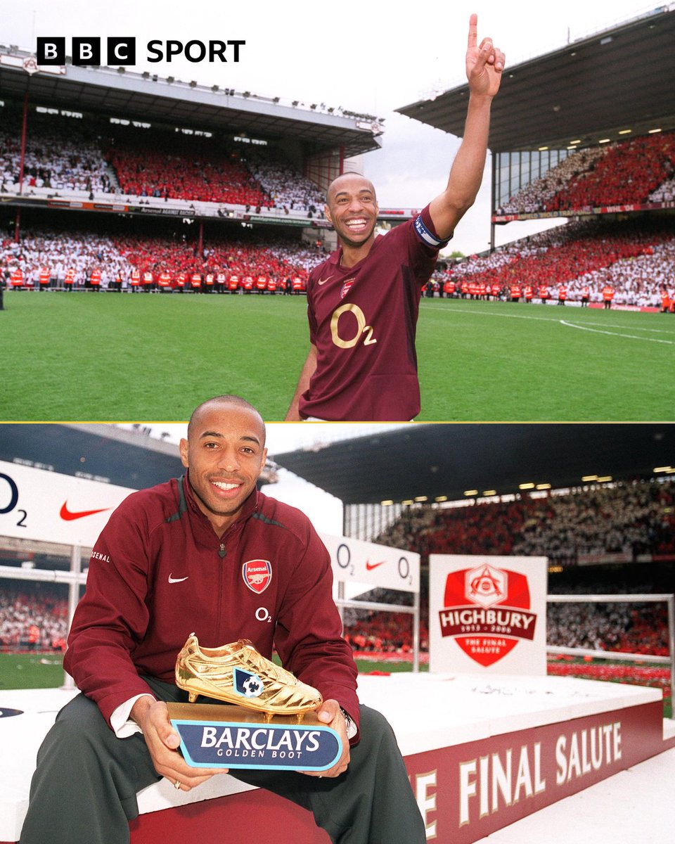 #OTD in 2006... 📅

Thierry Henry scored a hat-trick against Wigan Athletic in the last match played at Highbury 🏟️

#BBCFootball #AFC