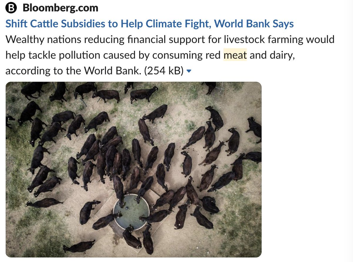 the World Bank is about to get some very angry calls from meat and animal feed lobbyists bloomberg.com/news/articles/…