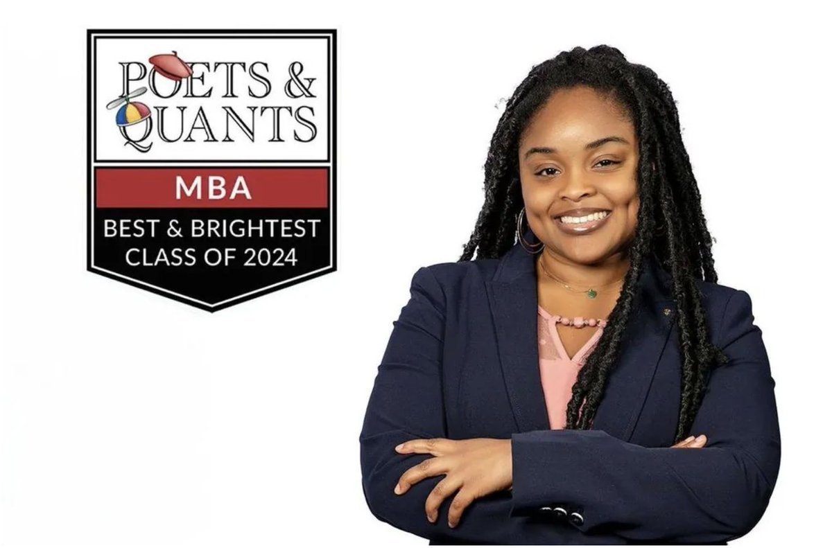 #RBSStudentSpotlight With graduation🎓 fast approaching, we want to congratulate Daphni Sawyer for being named the 2024 Best & Brightest MBA by Poets & Quants! Learn more about her journey. #RBSGrad2024 #RutgersBusiness go.rutgers.edu/evexm94