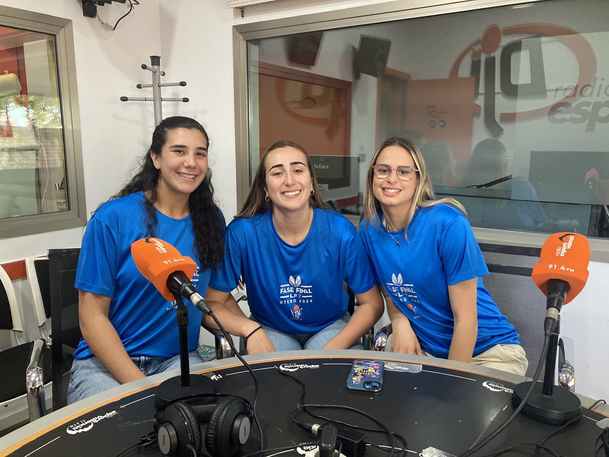 Arranca #BasketEsport en la 91.4FM Esta tarde con la entrevista a @sabina_delpino, @luzdegiacomo y Laura Campos de @NBF_Castello 🎧91.4FM y radioesport914.com